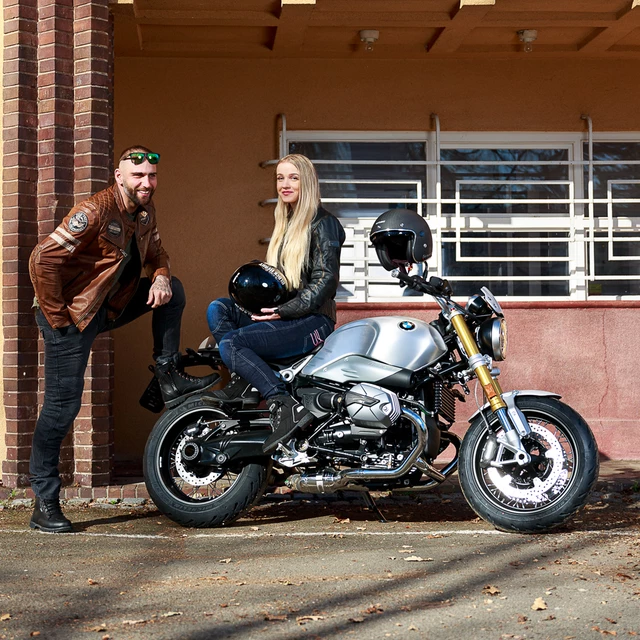 Pánské moto džíny W-TEC Oliver - modrá