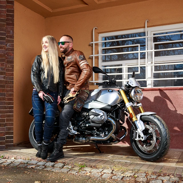 Dámské moto džíny W-TEC Rafael - modrá