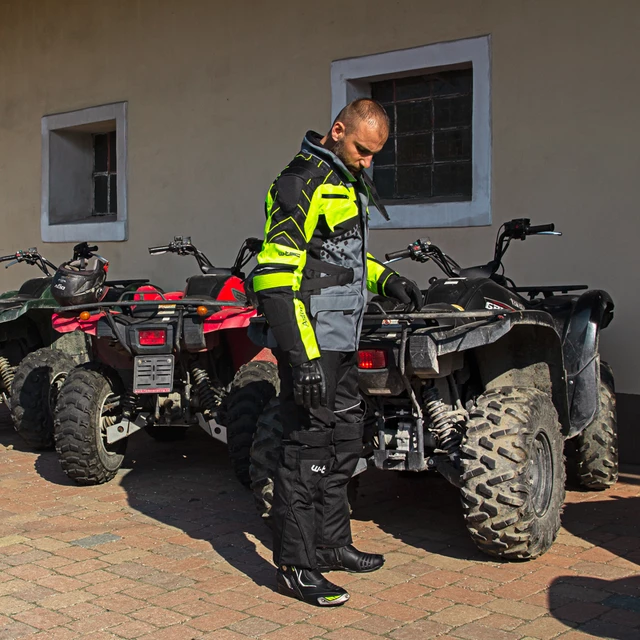 Moto rukavice W-TEC Heisman - černá