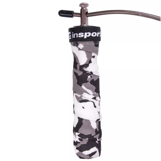 Švihadlo inSPORTline Jumpkamu - white camu