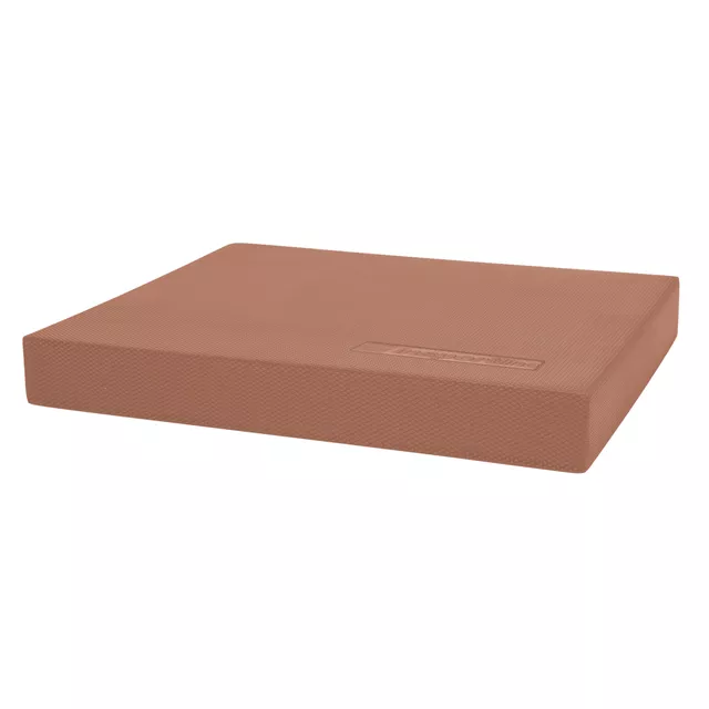 Pěnová jóga balanční podložka inSPORTline Brik - mocha mousse