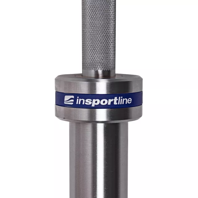Vzpěračská tyč s ložisky inSPORTline OLYMPIC OB-86 MH6 220cm/50mm • 20kg • do 675 kg • bez objímek