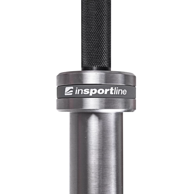 Vzpěračská tyč s ložisky inSPORTline OLYMPIC OB-86 MTBH4 220cm/50mm • 20kg • do 450kg • bez objímek