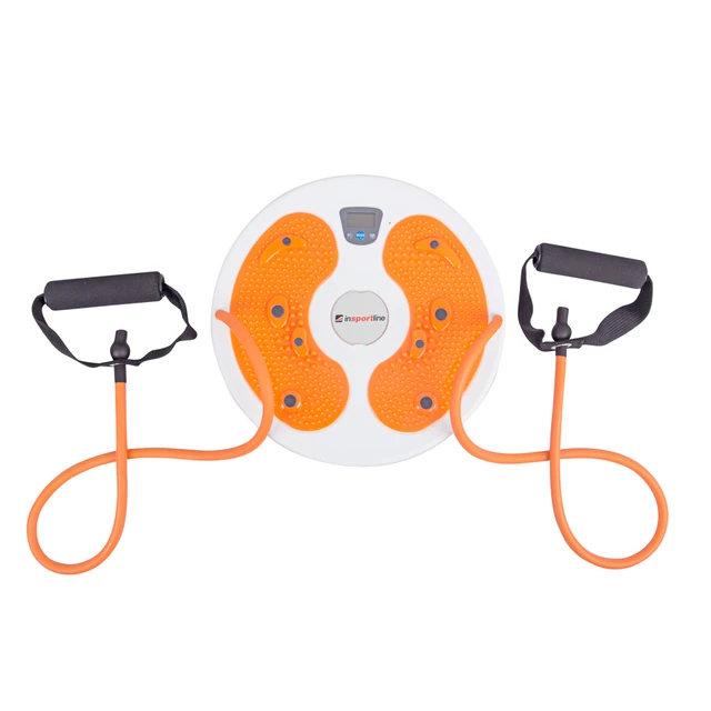 Rotana inSPORTline Twist Digital s posilovačem rukou - oranžová - oranžová