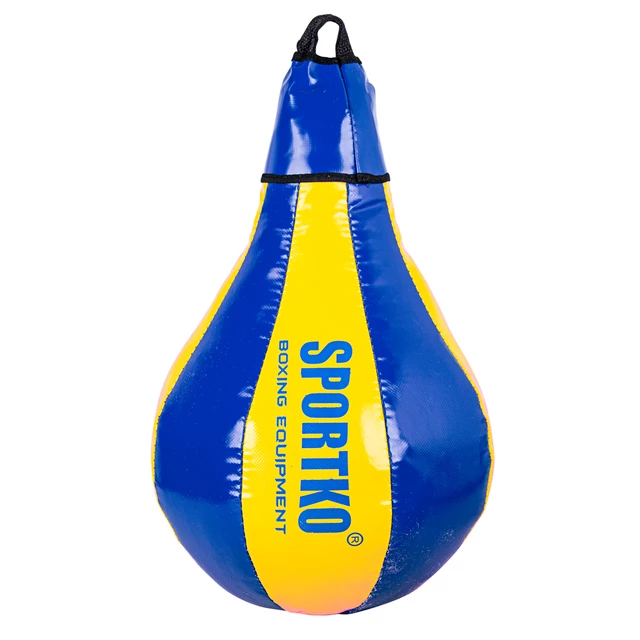 Boxovací pytel SportKO GP1 24x40cm / 5kg - 2.jakost - červeno-žlutá