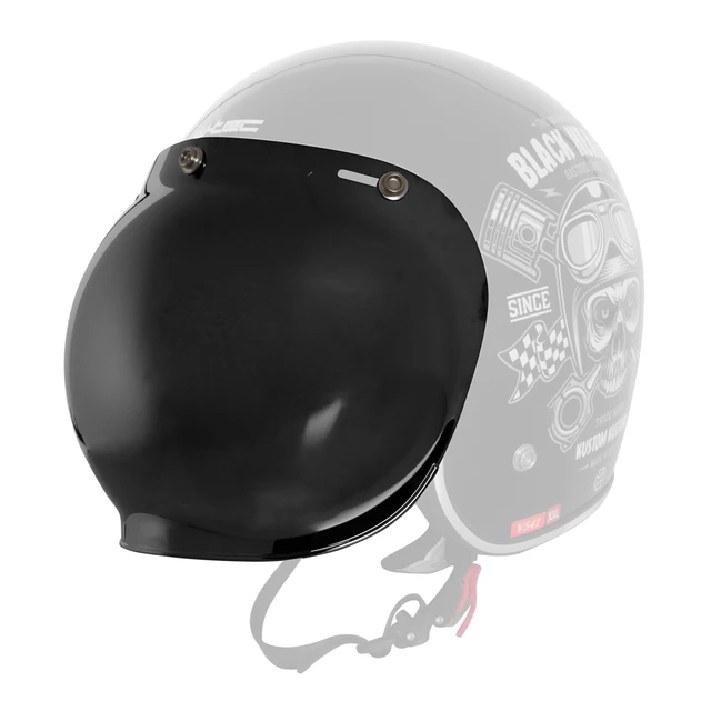 Přídavné hledí k helmě W-TEC Kustom a V541 - kouřové - kouřové