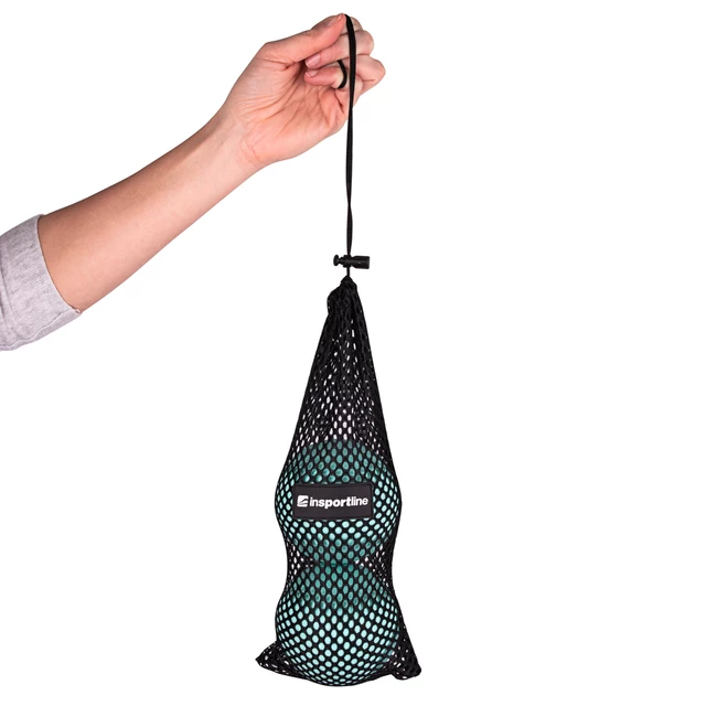 Masážní míčky inSPORTline Thera 9 cm - tyrkysová