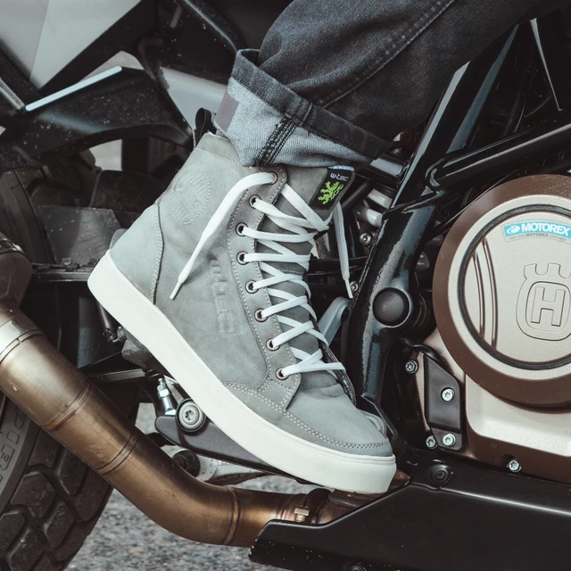 Moto boty W-TEC Filipo - tmavě šedá