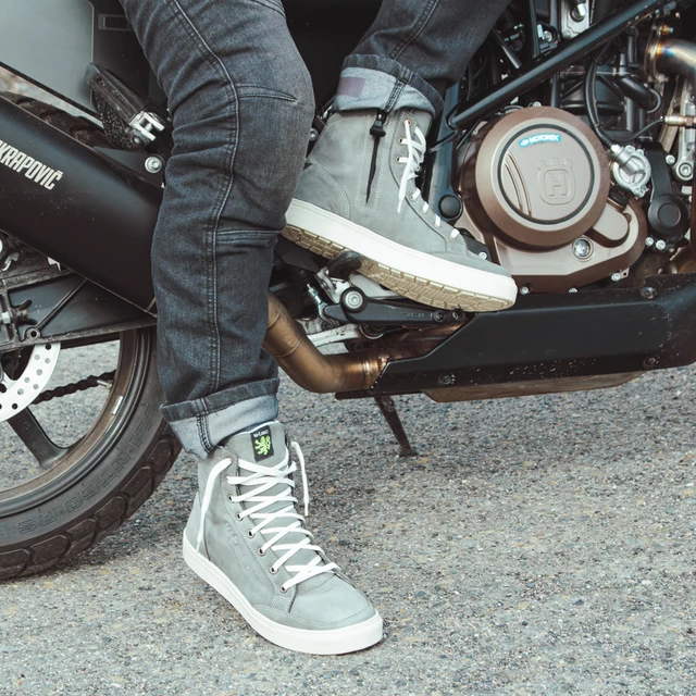 Moto boty W-TEC Filipo - tmavě šedá