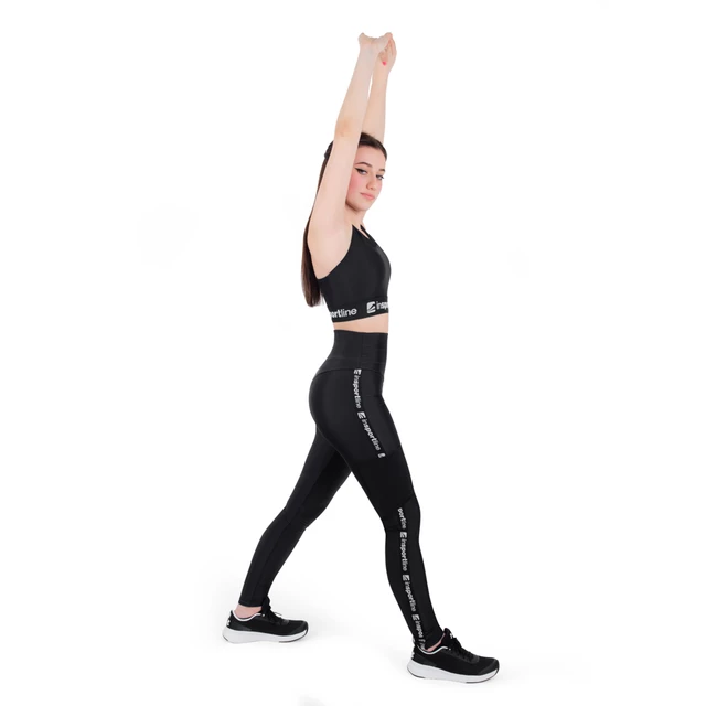 Dámské legíny inSPORTline Highwaist - černá