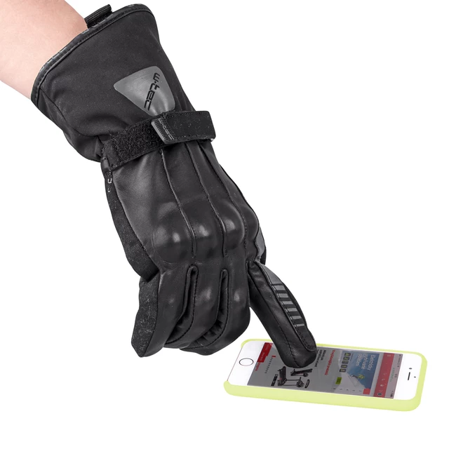 Moto rukavice W-TEC Heisman - černá