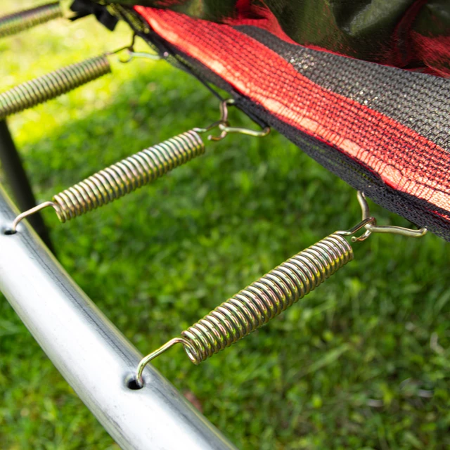 Trampolína se sítí a schůdky inSPORTline Flea PRO 183 cm