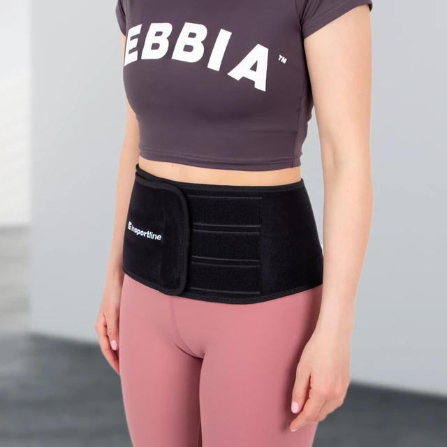 Neoprenový pás inSPORTline Waistup - černá