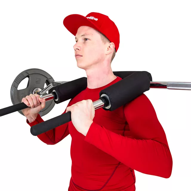 Olympijská hřídel na dřepy inSPORTline Barsap 220cm/50mm • 22,5kg • do 317 kg • bez objímek