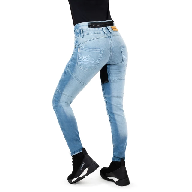 Dámské moto jeansy W-TEC Grandea EVO - 2.jakost - modrá