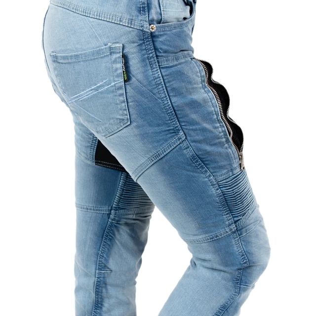 Dámské moto jeansy W-TEC Grandea EVO - 2.jakost - modrá