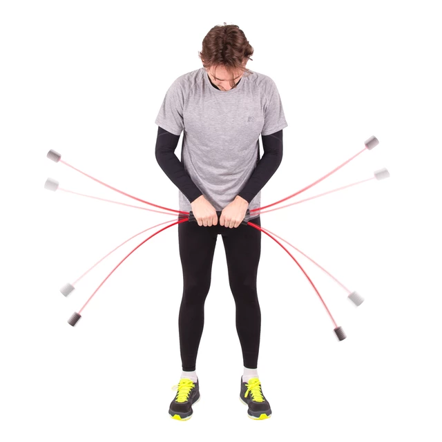 Kmitací tyč inSPORTline Flexi Bar Strong - černá