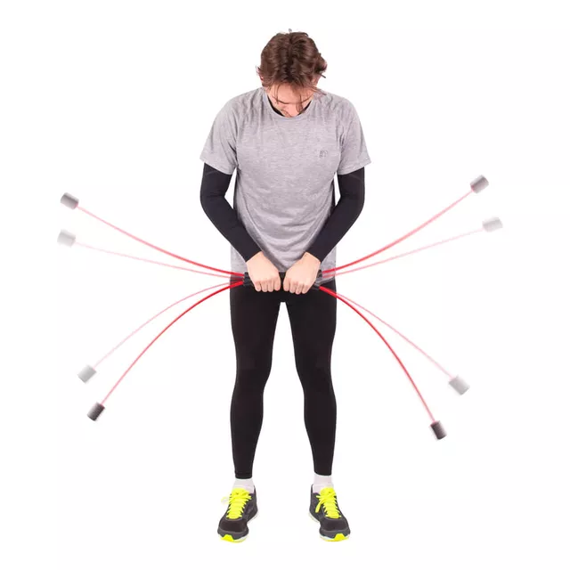 Kmitací tyč inSPORTline Flexi Bar Easy - zelená