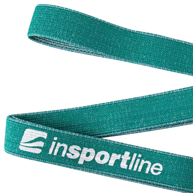 Posilovací guma inSPORTline Rand XX Strong 208x3,3 cm / 13 kg - šedá