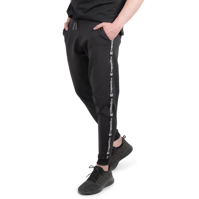 Pánské tepláky inSPORTline Comfyday Man - černá