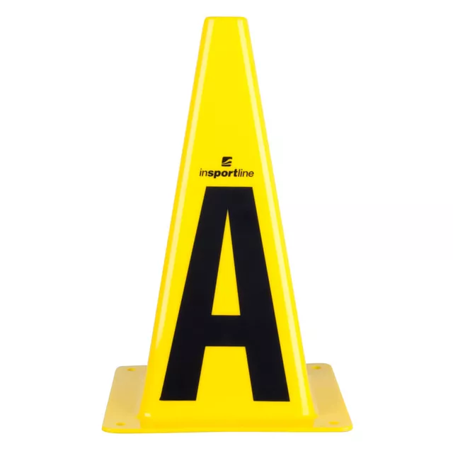 Plastové kužely inSPORTline Alphabet 23 cm