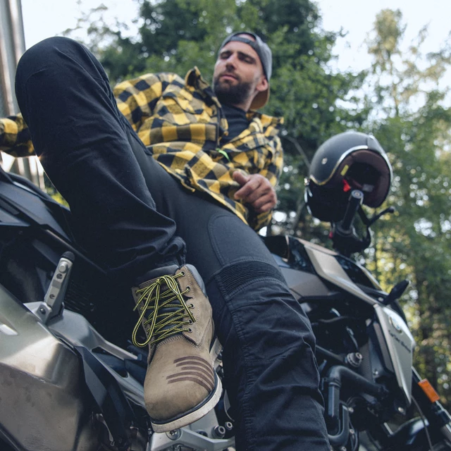 Moto boty W-TEC Exetero Olive - olivově zelená