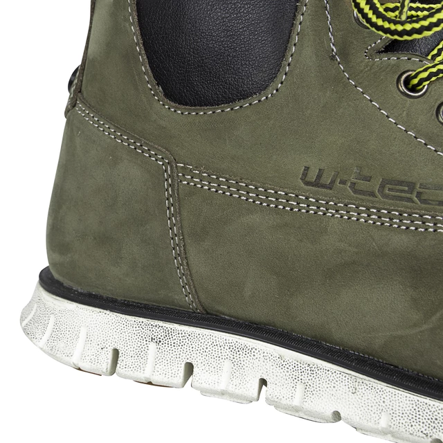 Moto boty W-TEC Exetero Olive - olivově zelená