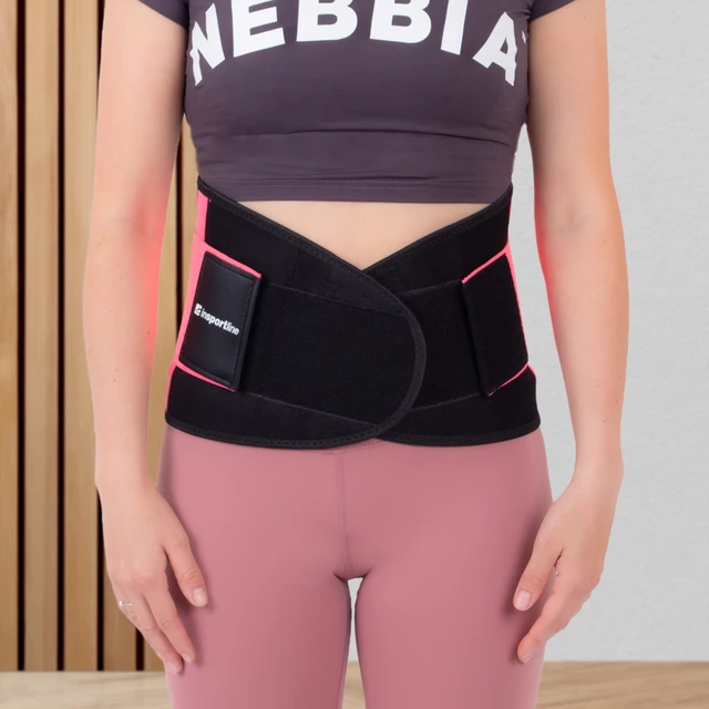 Neoprenový pás inSPORTline Waistrim - černá