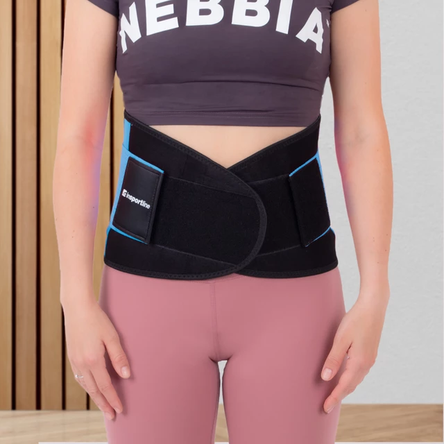 Neoprenový pás inSPORTline Waistrim - černá