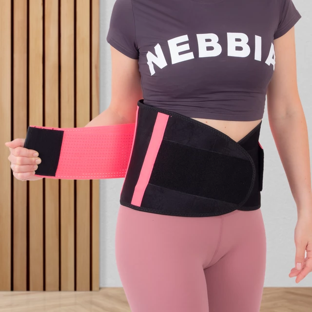 Neoprenový pás inSPORTline Waistrim - černá