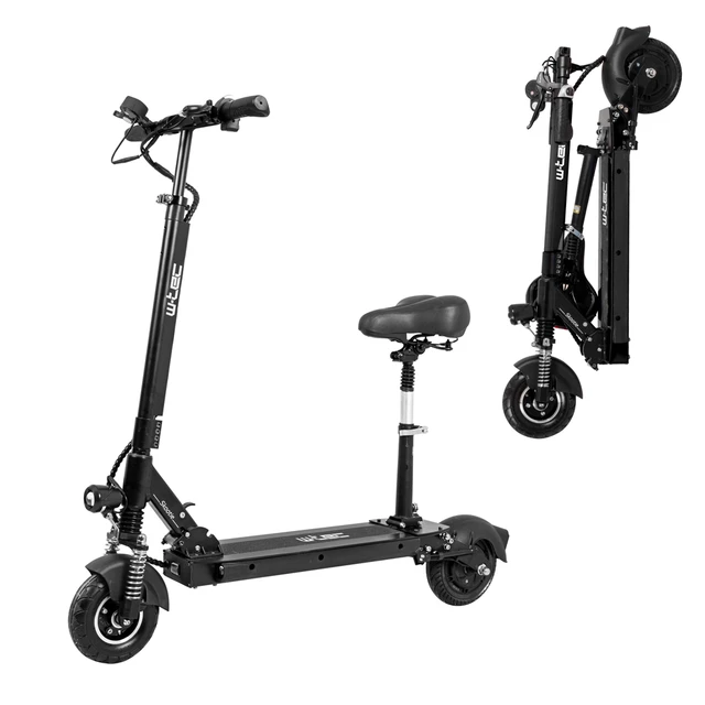 Elektrická koloběžka W-TEC Skootie Pro II 8" se sedlem - rozbaleno