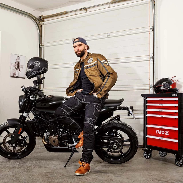 Moto boty W-TEC JuriCE - Beige