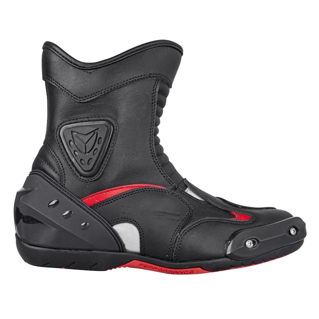 Moto boty W-TEC Bosta - černo-červená