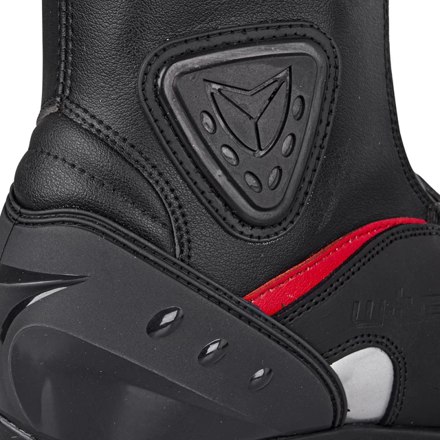 Moto boty W-TEC Bosta - černo-červená