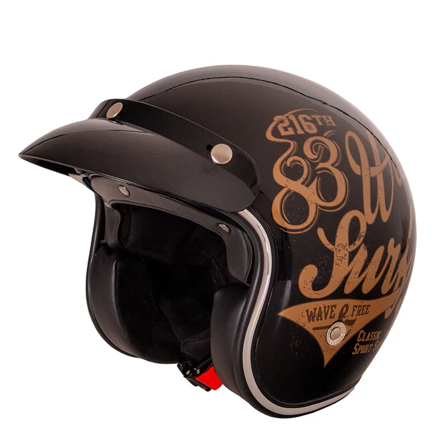 Moto přilba W-TEC Café Racer - 3Ways Surf Bronze - 3Ways Surf Bronze