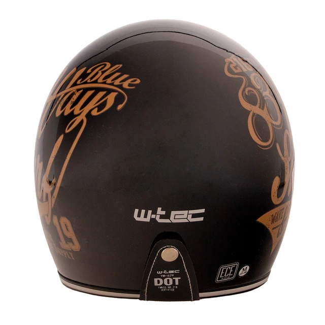 Moto přilba W-TEC Café Racer - 3Ways Surf Bronze