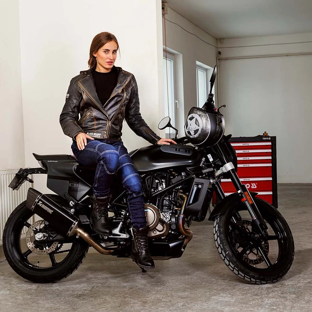 Dámské moto džíny W-TEC Rafael - modrá