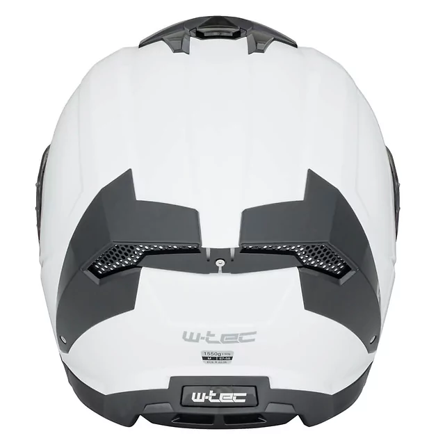 Moto přilba W-TEC Nexwor - lesklá bílá