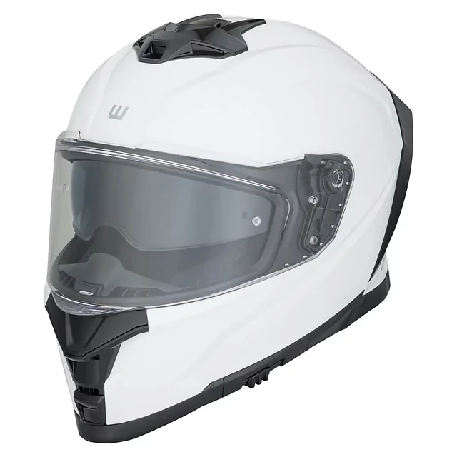 Moto přilba W-TEC Nexwor - lesklá bílá - lesklá bílá