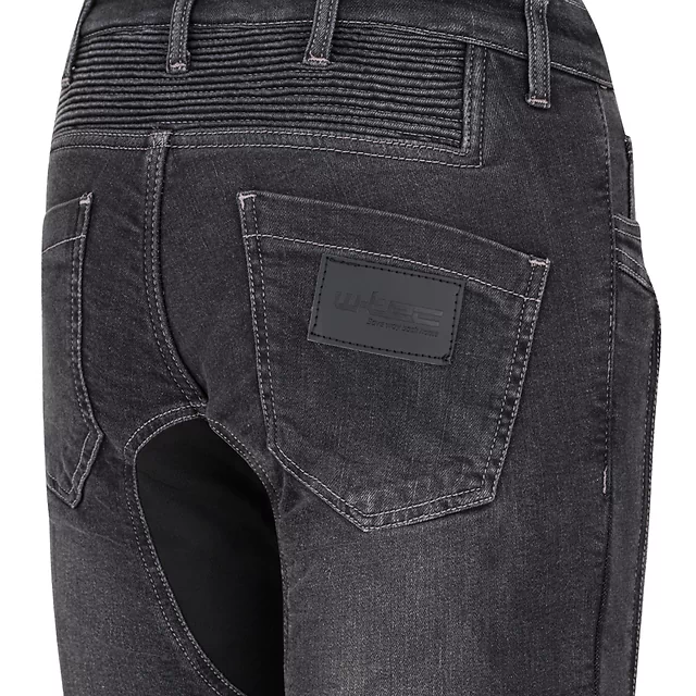 Dámské moto jeansy W-TEC Biterilla Eva Lady - černá