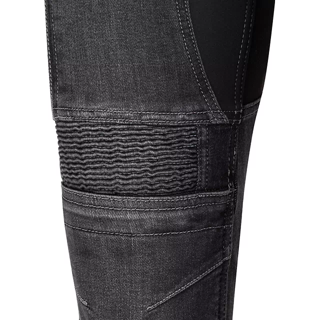 Dámské moto jeansy W-TEC Biterilla Eva Lady - černá