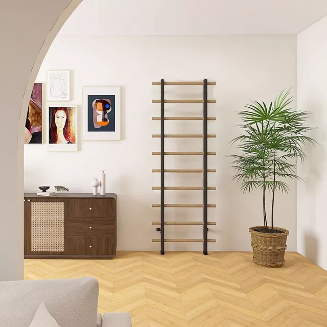 Žebřiny inSPORTline Wootamax 220x80 cm s hrazdou a bradly