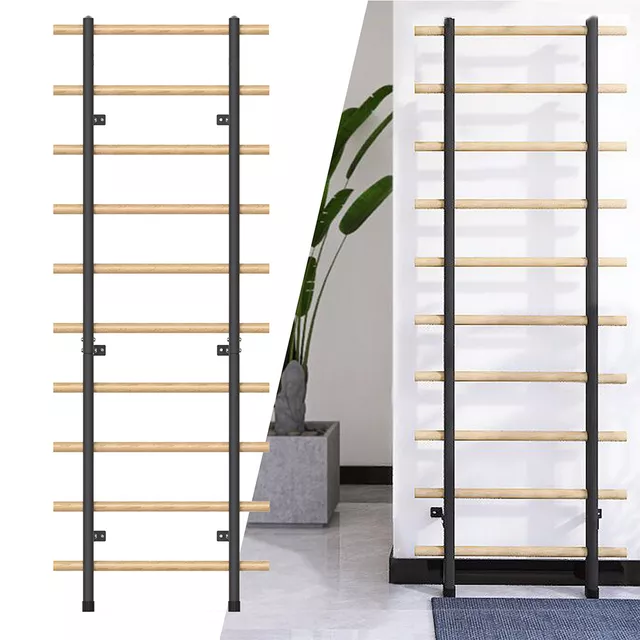 Žebřiny inSPORTline Wootamax 220x80 cm s hrazdou a bradly