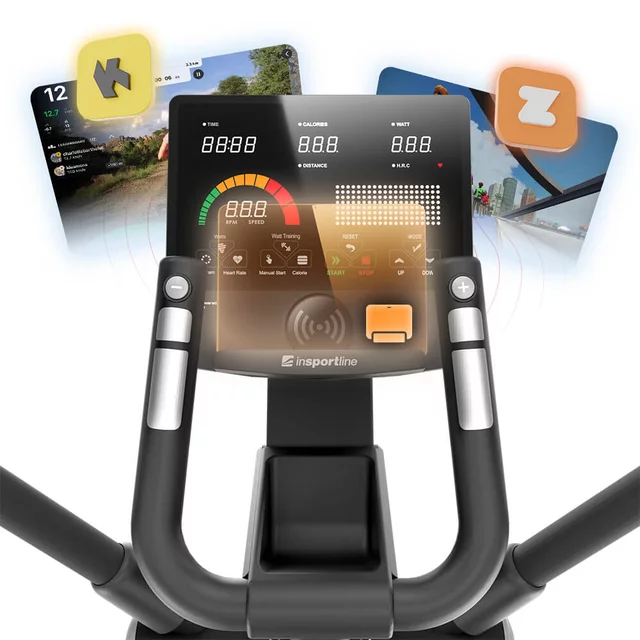 Eliptical inSPORTline e-Velocer ET • vlastní generátor energie