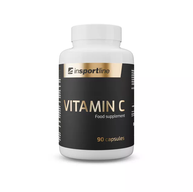 Doplněk stravy inSPORTline Vitamin C, 90 kapslí