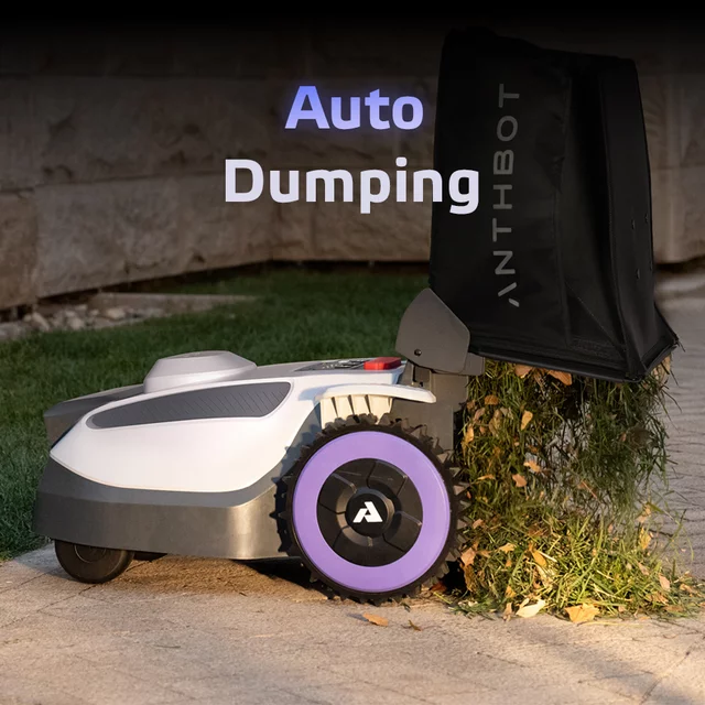 Bezdrátová robotická sekačka Anthbot N8 (1500 m²) se sběračem listí