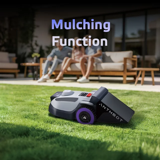 Bezdrátová robotická sekačka Anthbot N8 (1500 m²) se sběračem listí