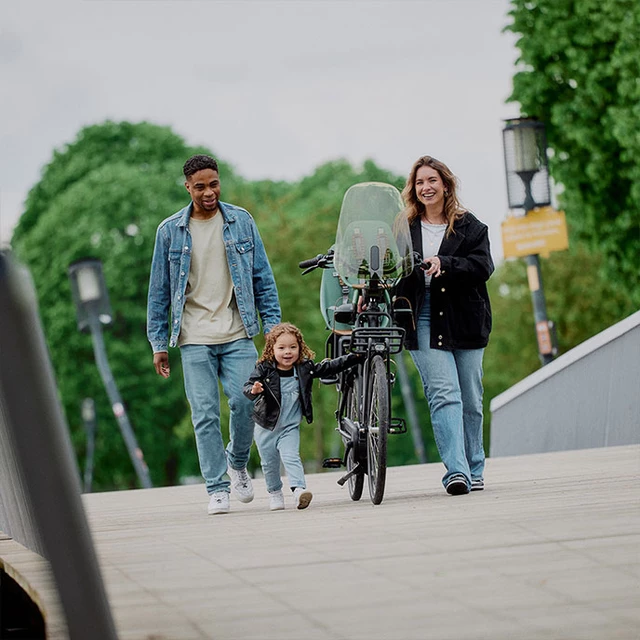 Přední sedačka na kolo s upínacím adaptérem Urban Iki - 2.jakost