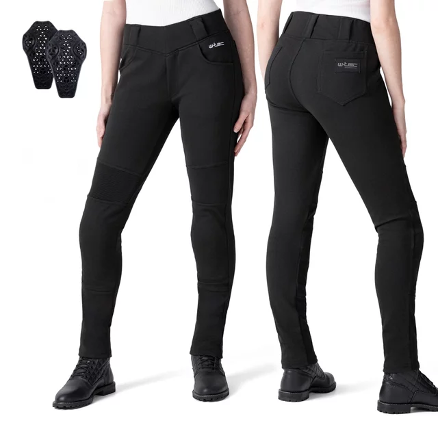 Dámské moto legíny W-TEC Lukrecia Base - černá - černá
