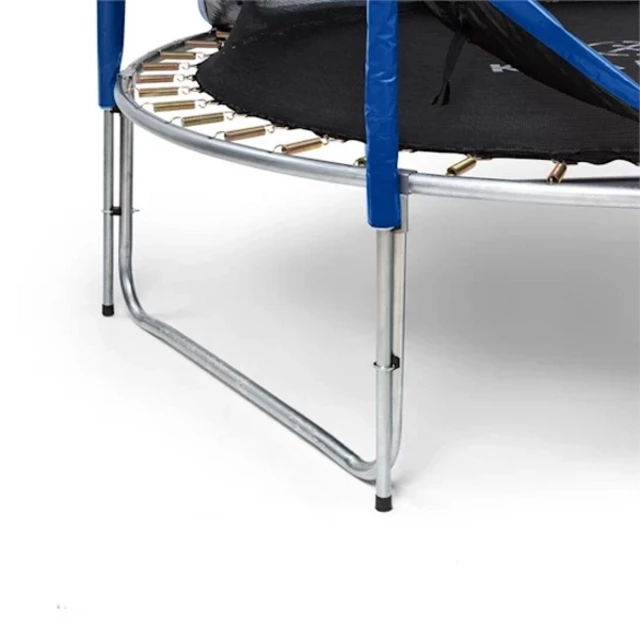 Trampolína s ochrannou sítí a schůdky KLARFIT Jumpstarter 250 cm modrá